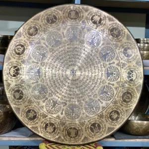 Flower of Life Tibetan Gong For Sound Healing and Meditation