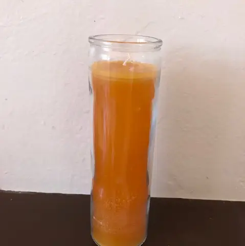 Gold 7 Day Prayer Candle for Abundance & Positivity - Image 2