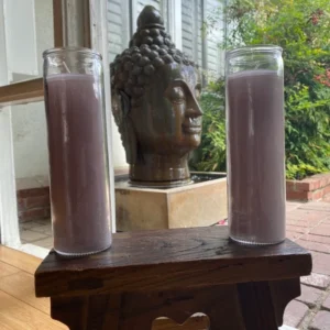 Gray 7 Day Prayer Candle for Stability & Feminine Energy