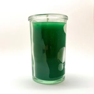 Green 2 Day Prayer Candle for Luck & Abundance