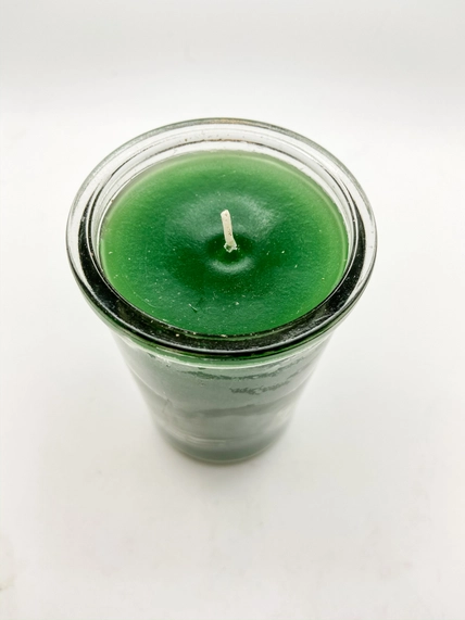 Green 2 Day Prayer Candle for Luck & Abundance - Image 2