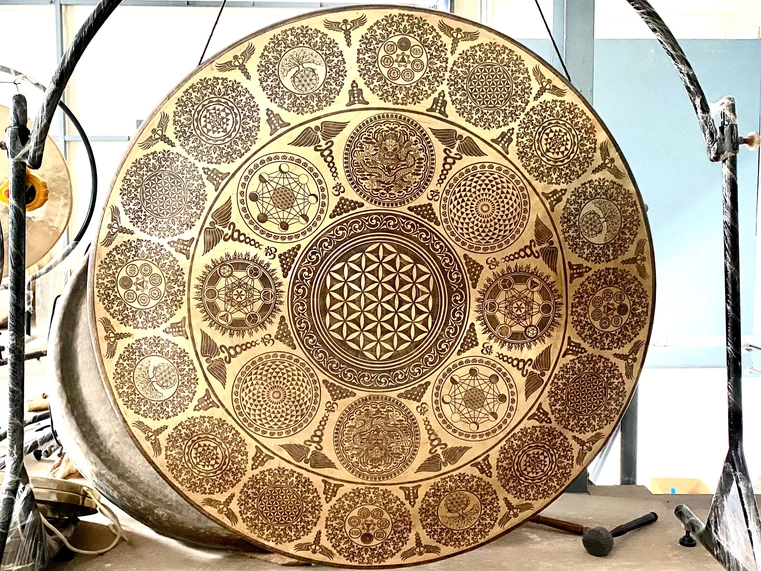 Handcrafted Tibetan Meditation Sound Healing Gong