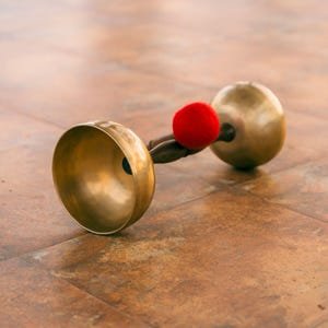 Handmade Double Chalice Singing Bowl Set: C/F & D/E Notes, Sound Healing Meditation Reiki - Image 9