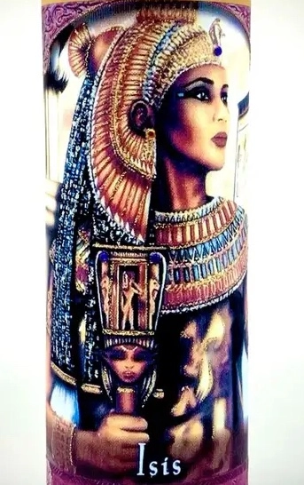 Isis Glitter Prayer Candle - Image 2
