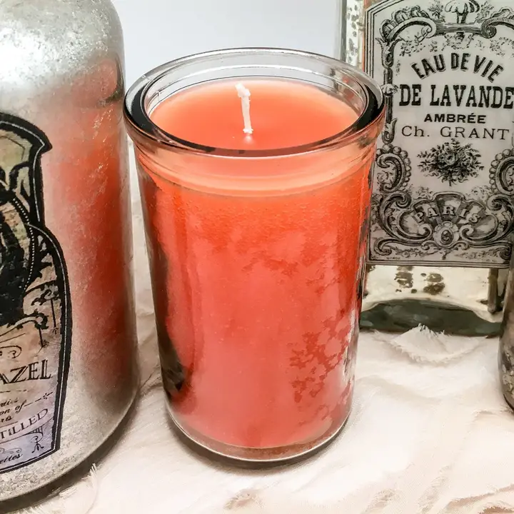Orange 2 Day Prayer Candle for Success & Prosperity - Image 2