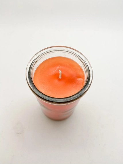 Orange 2 Day Prayer Candle for Success & Prosperity - Image 3