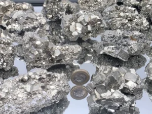 Peruvian Pyrite Crystal Clusters Natural Raw