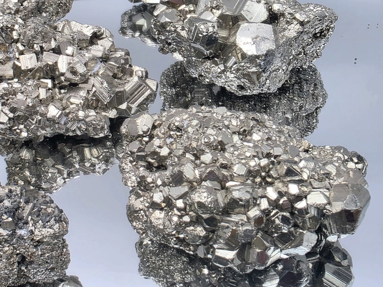Peruvian Pyrite Crystal Clusters Natural Raw - Image 3