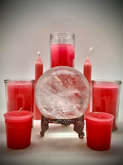 Pink 7 Day Prayer Candle for Romance, Love & Self-Love - Image 2