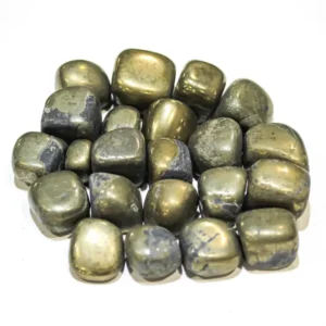 Natural Pyrite Tumbled Stones 1KG (2.2 lb)