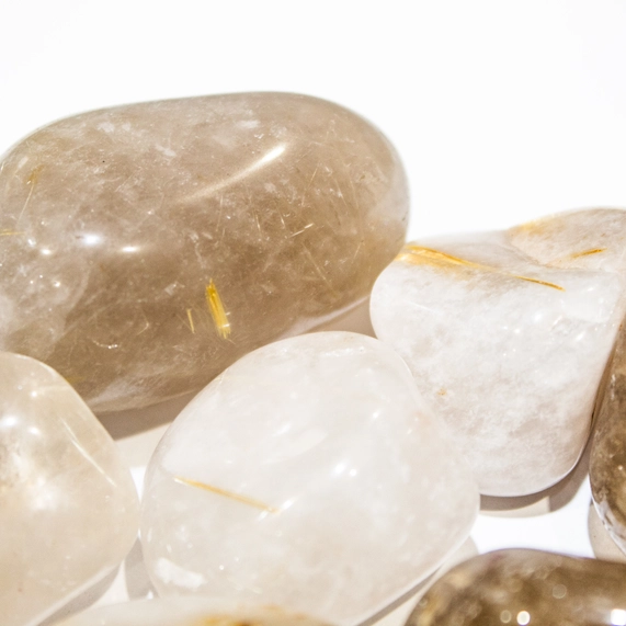 Grade A Natural Rutilated Quartz Tumbled Stones 1KG (2.2 lb) - Image 4