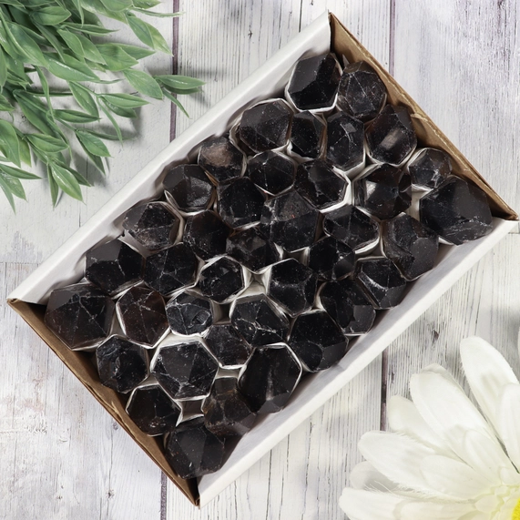 Natural Smoky Quartz Crystal Points Flat - Image 2