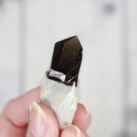 Natural Smoky Quartz Crystal Points Flat - Image 3