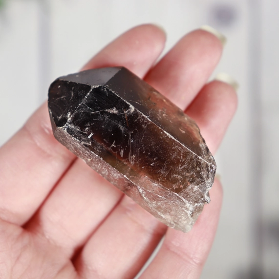 Natural Smoky Quartz Crystal Points Flat - Image 5