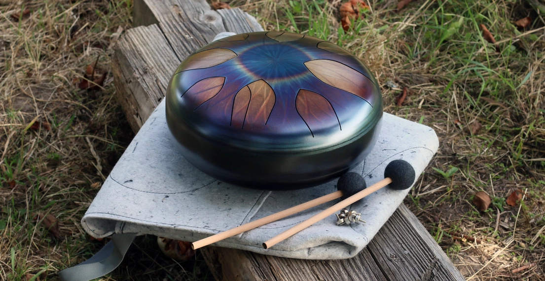 Steel Tongue Drum 1230cm Pentatonic Deep Bass Sound - Image 4