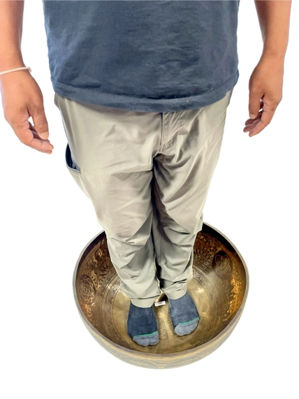 Therapy Foot Singing Bowl Engraved - Image 3