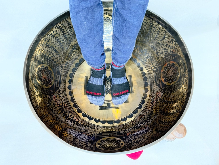 Tibetan Singing Bowl 12 - 26 " Handmade For Sound Therapy - Image 2