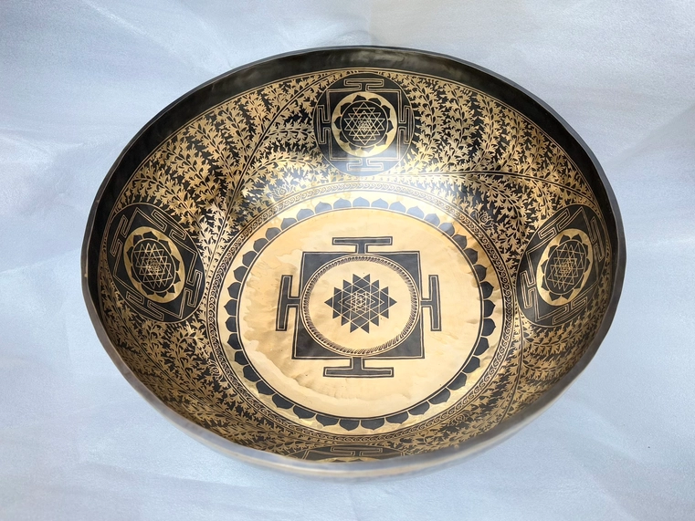 Tibetan Singing Bowl 12 - 26 " Handmade For Sound Therapy - Image 3
