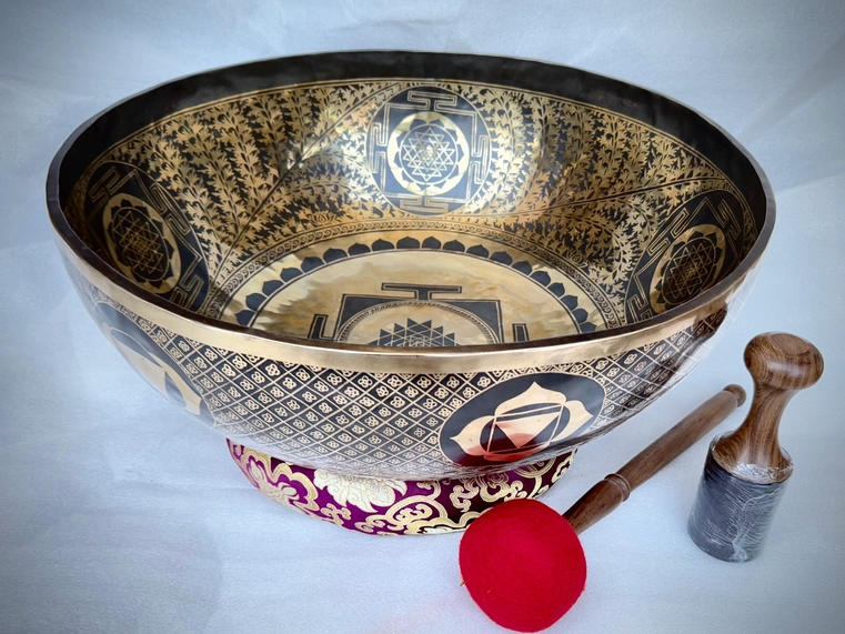 Tibetan Singing Bowl 12 - 26 " Handmade For Sound Therapy