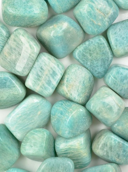 Grade A Natural Amazonite Tumbled Crystal