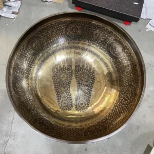 Handmade Tibetan Buddha Feet Singing Bowl