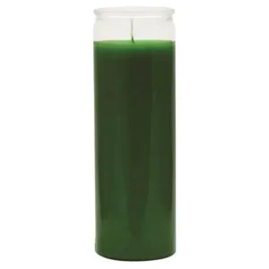 Green 7 Day Prayer Candle for Prosperity, Money & Beauty