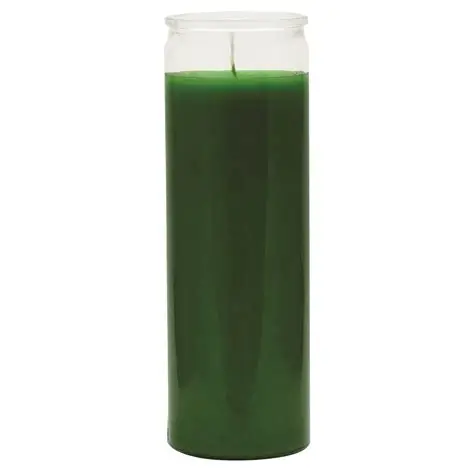 Green 2 Day Prayer Candle for Luck & Abundance